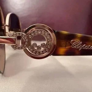 Chopard Sunglasses in tortoise from Happy Diamond Collection Chopard | Accessories | Chopard Sunglasses In Tortoise From  main image 4